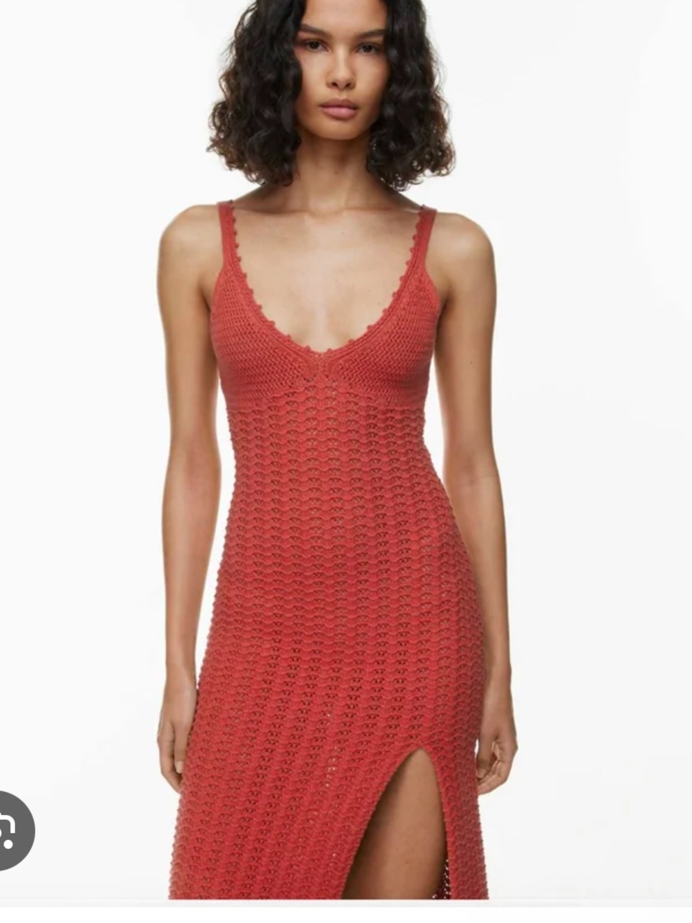Wilfred Evie Crochet Midi Dress